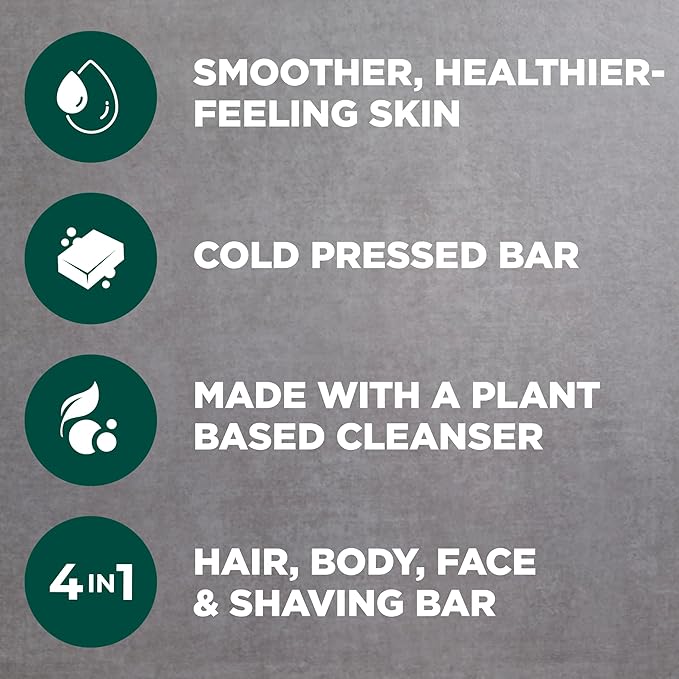 DOVE MEN + CARE Plant-Based with Eucalyptus and Moisture for men`s skin,5 Ounce,(Pack of 8)