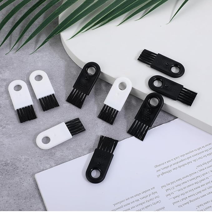 10 Pcs Razor Cleaning Brush Nylon Brush for Cleaning Electric Shaver Cleaning Brush Hair Remover Razor Cleaner Black Nylon Hair Brush Set for Electric Hair Clippers Household Cleaning