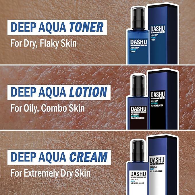 DASHU Aqua Deep Real Moist All in One Cream 5.17oz – Anti-Wrinkle, Face Moisturizer Lotion