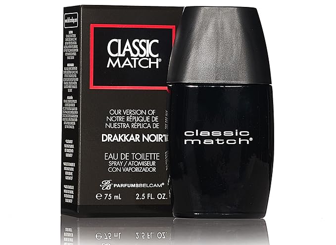 PB ParfumsBelcam Classic Match our Version of Drakkar Noir EDT,2.5 Fl Oz (F37437-04-DN) (Pack of 2)