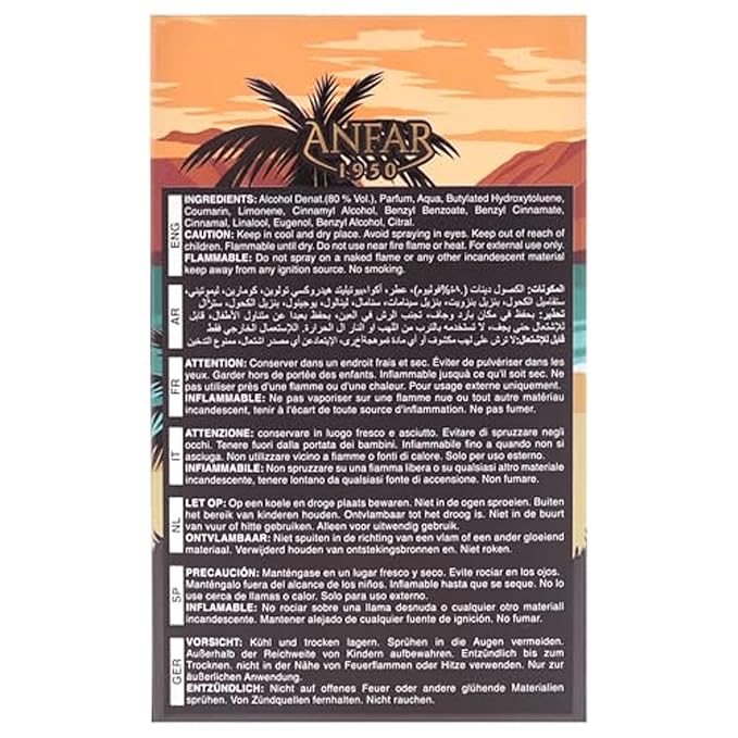 Anfar Laguna Drift - Perfume for Women and Men - Citrus Aromatic Woody Scent - Opens with Notes of Yuzu, Neroli, Rosemary, and Thyme - 2.7 oz