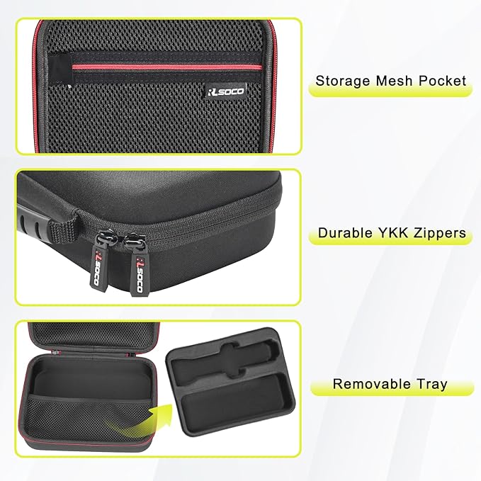 RLSOCO Hard Case for Philips Norelco OneBlade 360 Pro Face + Body, Hybrid Electric Beard Trimmer. Fits for Philips QP6552/90,QP6542/70,QP6530/70,QP6531/70 and More (Case Only)