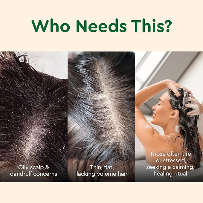 VIETNAM Shampoo and Conditioner Set for Thinning Hair, Lemongrass and Ginger Shampoo for Hair Strengthening & Reduced Breakage, Paraben Free (17.64 oz, 2 Pack) COCAY HOALA