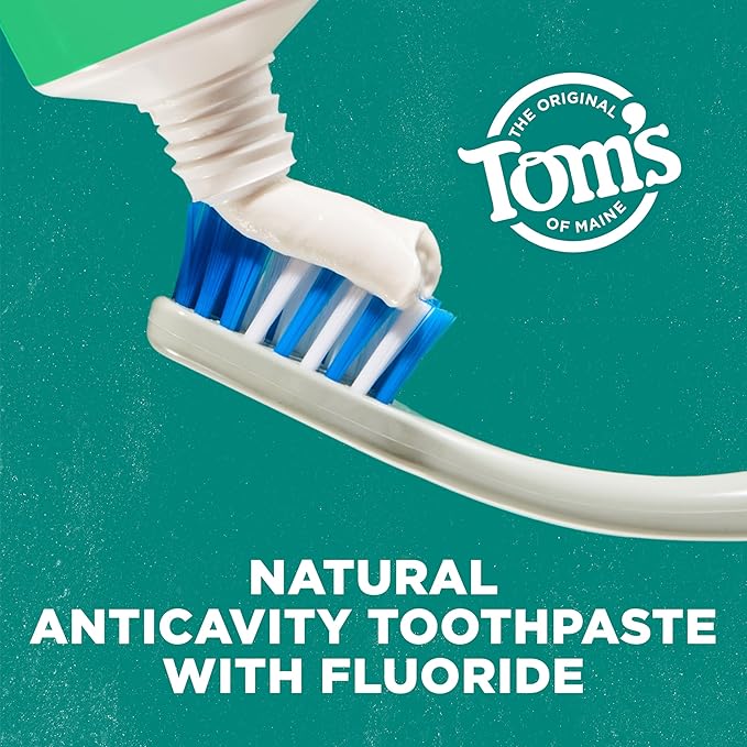 Tom's of Maine Wicked Fresh! Natural Anticavity Toothpaste, with Fluoride, 3 Pack, 4.0oz