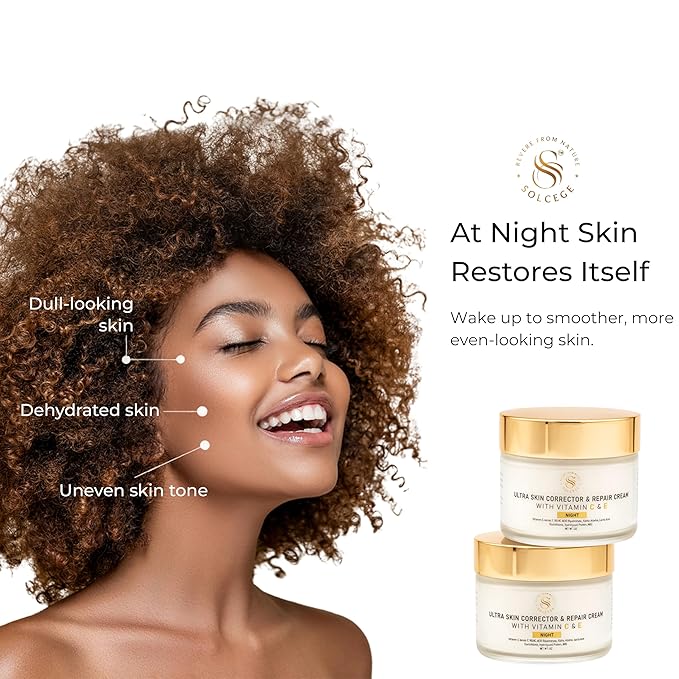 Dark Spot Corrector & Hyperpigmentation Treatment Cream for Face – Uneven Skin Tone Repair with Intense Hydration, Alpha Arbutin, Kojic Acid & Vitamin C – For Men & Women, 2 oz