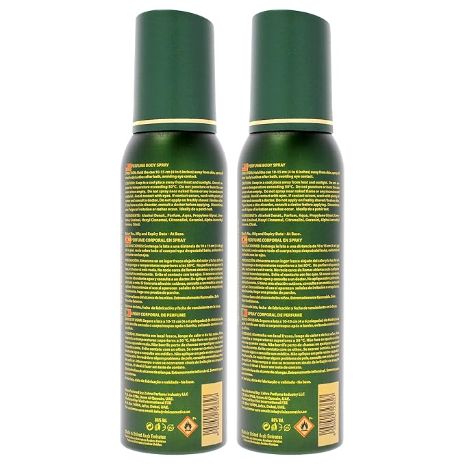 Fragrance Body Spray - Victor by Fogg for Men - 5 oz Body Spray - Pack of 2