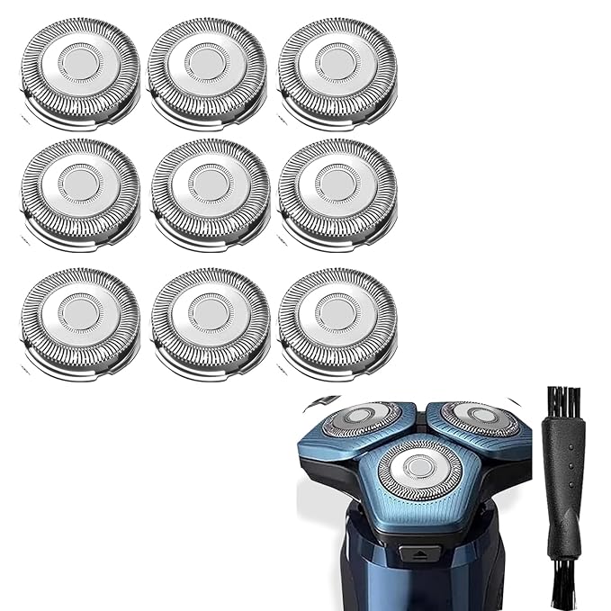 SH70 Replacement Heads Compatible with Philips Norelco Series 7000, New Upgraded Blades Fits for Norelco 7000 Replacement Heads, 9-pc Pack