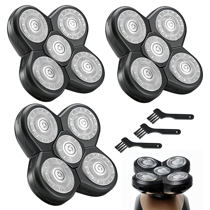 Shaver Replacement Blades Refills Compatible with Freebird Head Shaver for Bald Men (Black03)