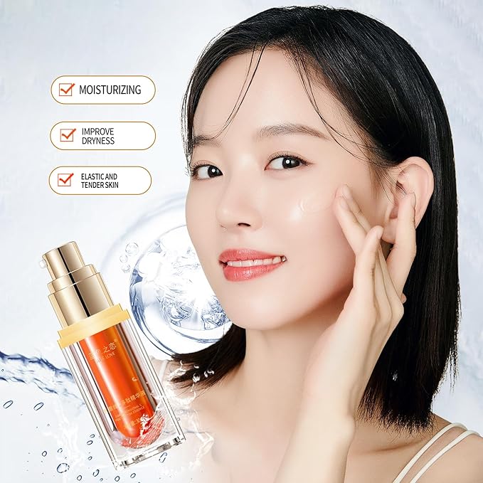 BLUE LOVE Five Vitamin C Face Essence for Women & Men- Nourishing Facial Moisturizer, Hydrating Serum for Radiant Skin Care