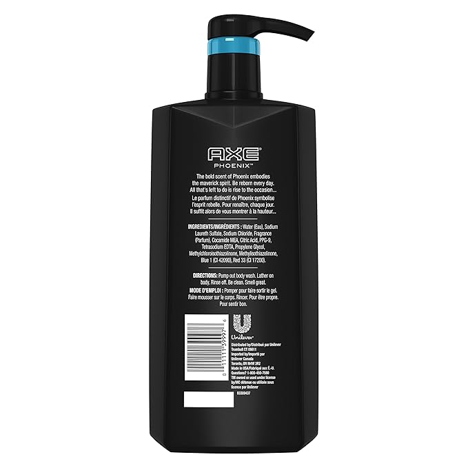 AXE Body Wash for Men, Phoenix, 28 Fl Oz (1 Count)