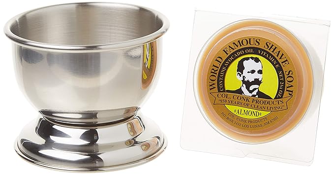 Colonel Ichabod Conk Stainless Steel Shave Cup