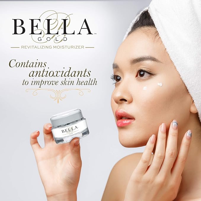 Bella Gold Revitalizing Moisturizer-Breakthrough Formula To Boost Collagen and Elastin.