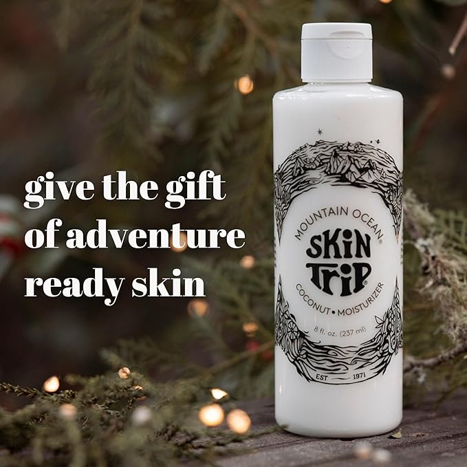 Mountain Ocean Skin Trip Coconut Body Lotion, 8 Oz (Pack of 3), Lightweight, Fast Asborbing Moisturizer for Women and Men, with Coconut Oil, Aloe Vera, & Lanolin