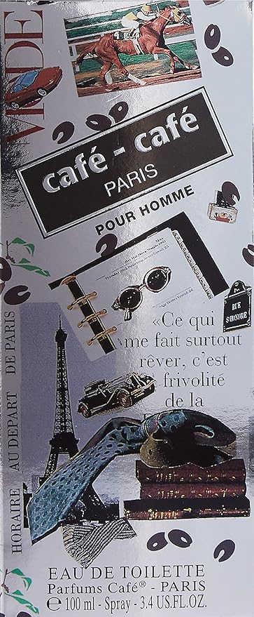 COFINLUXE Cafe Cafe For Men. Eau De Toilette Spray 3.4 Ounces