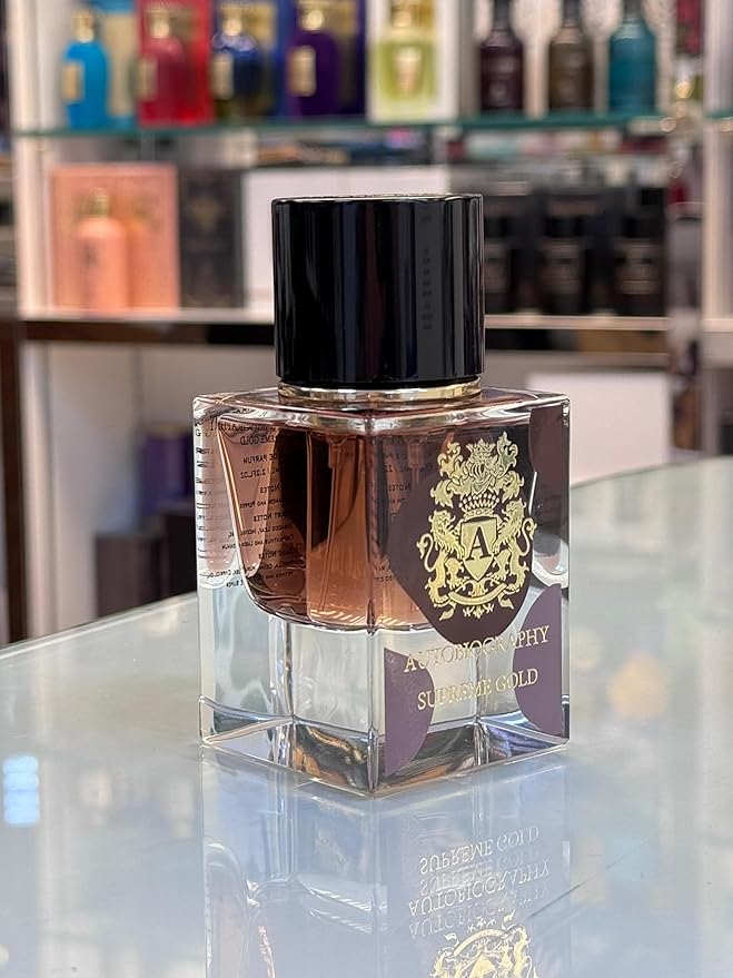 Paris Corner Autobiography Mens Eau de Parfum Fragrance Scent for Him 2 Fl Oz PERFUMES (SUPREME GOLD - AUTOBIOGRAPHY)
