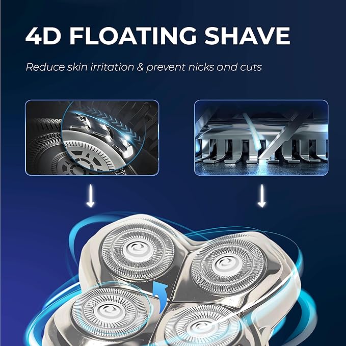 12 Pack Shaver Replacement Blades Compatible with Pitbull Shaver Gold PRO & Silver - Pitbull Shaver Replacement Blade, Enhanced Pitbull Shaver Replacement Heads for Superior Shaving