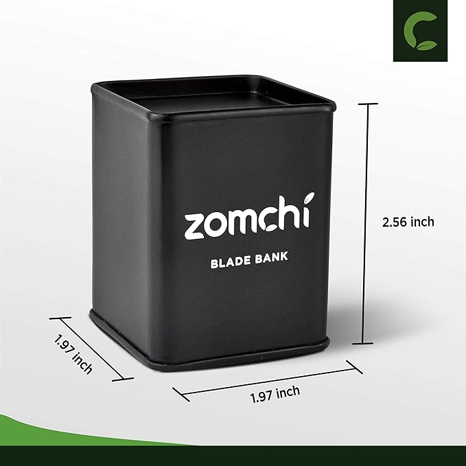 ZOMCHI Razor Blade Bank with 60 Counts Safety Razor Blades for Shaving