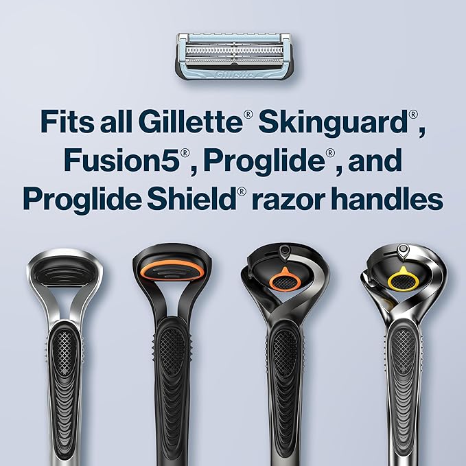 Gillette SkinGuard Men's Razor Blades, 4 Blade Refills