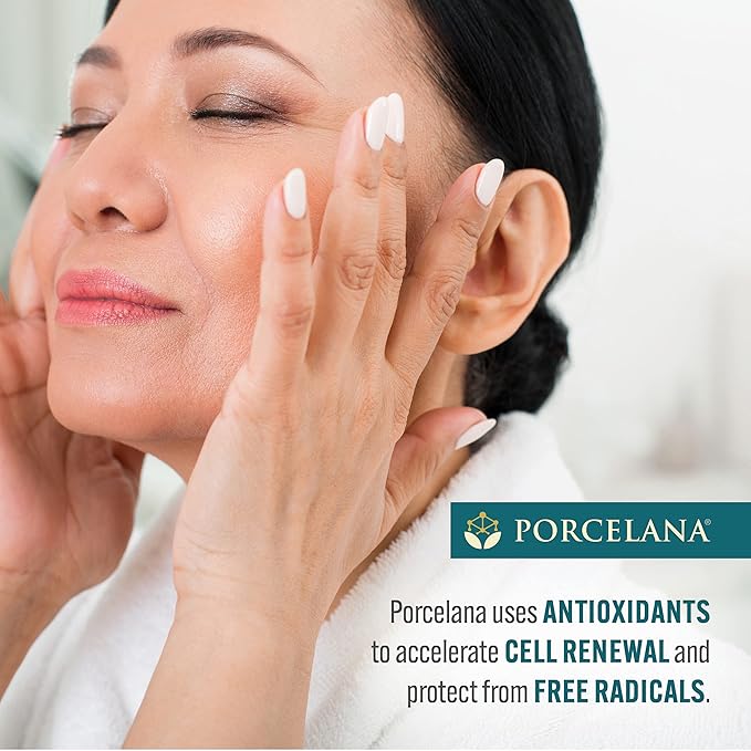 Porcelana Daytime Hydration Skin Brightening Cream For Face & Body [New Formula] - Fades Dark Spots & Evens Skin Tone - Moisturizer for Age Spots, Sun Spots, Acne Scars & Melasma (2 Pack)