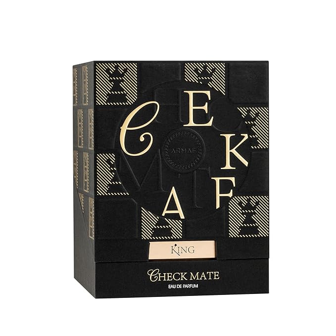 Armaf Checkmate King for Men Eau de Parfum Spray, 3.4 Ounce