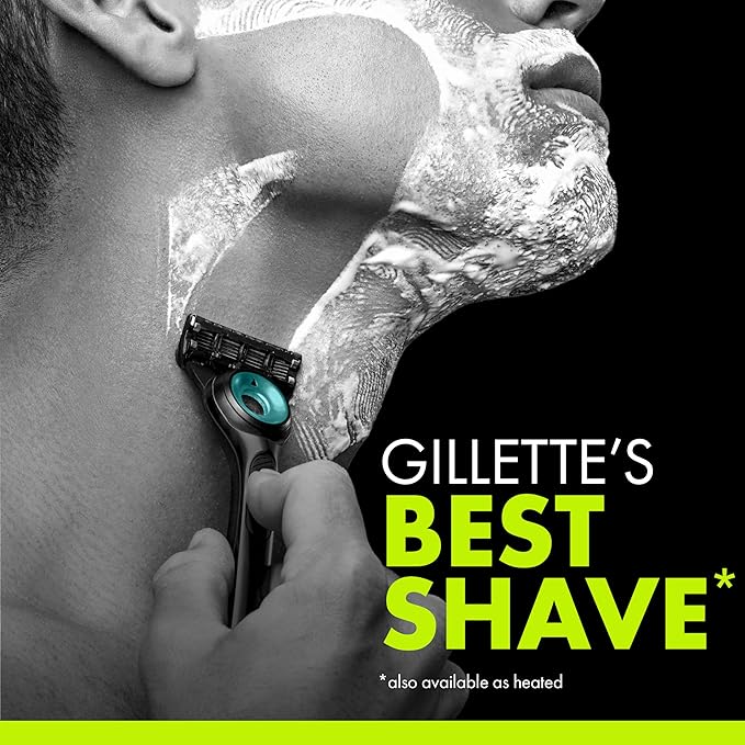 Gillette Labs Special NFL Eagles Edition Shaving Razor for Men - 1 Handle, 4 Razor Blade Refills & Magnetic Stand, Holiday Gifts for Men, GilletteLabs with Exfoliating Bar