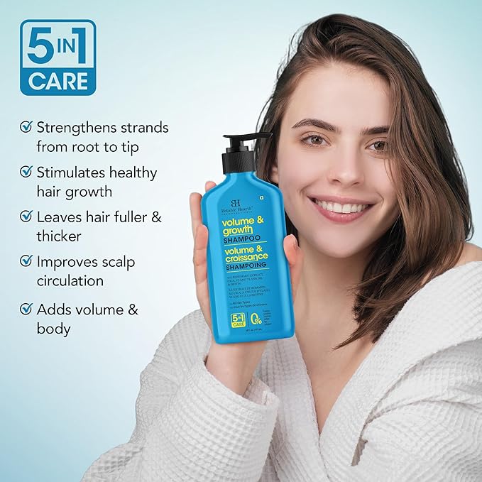 Botanic Hearth Rosemary Shampoo Infused With Cica, Ylang Ylang Oil & Biotin Oil – Clarifying Shampoo For Hair Volume, Growth & Strength | Paraben & Sulfate Free | For All Hair Types, 16 Fl Oz