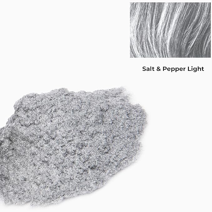 Caboki Hair Building Fiber + Built-In Spray Applicator (30-50 days supply). Salt & Pepper Light