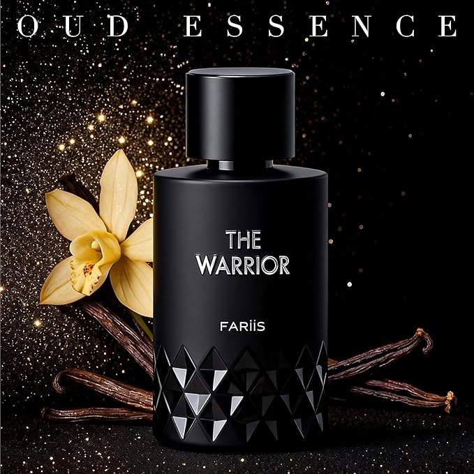 The Warrior Premium Men's Cologne | 100ml Long-Lasting Eau de Parfum | Bold Citrus Leather Fragrance | Valentine's Day Gift for Him