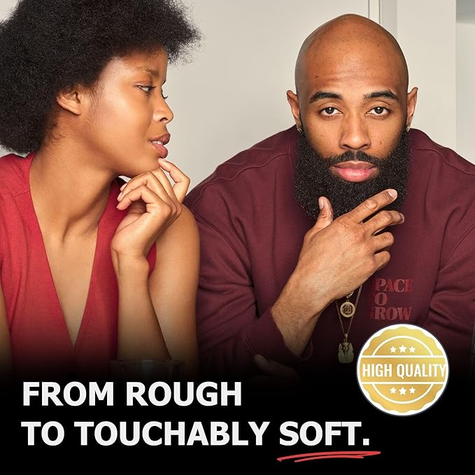 That Urban Edge Beard Oil | Ideal for Black & Latino Men | Moisturizing Conditioner with Jojoba Coconut & Grapeseed Oils | Helps Reduce Dryness, Itch & Flakes | Lightweight, Non-Greasy Shine | 2 Fl Oz