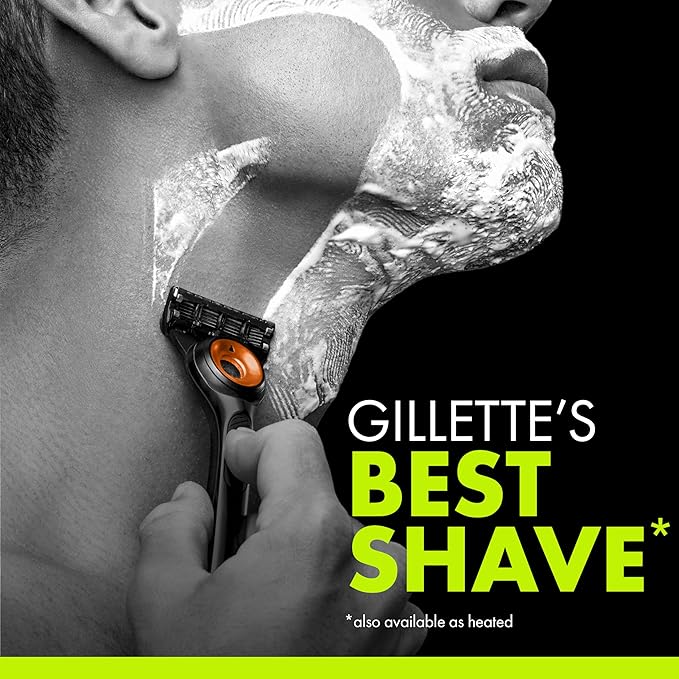 Gillette Labs Special NFL Bengals Edition Shaving Razor for Men - 1 Handle, 1 Razor Blade Refill, Perfect for Game Day Grooming, GilletteLabs with Exfoliating Bar