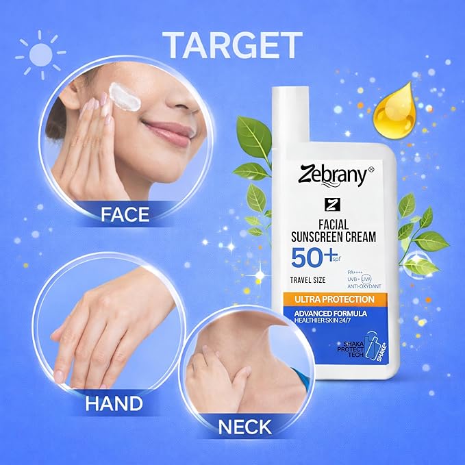 Facial Sunscreen, Oily & Acne-Prone Skin - SPF Moisturizer Face, No White Cast, Superior Sun Defense with a Clean Lightweight Feel, Mineral-Based with Zinc Oxide for Men & Women Daily Skincare.