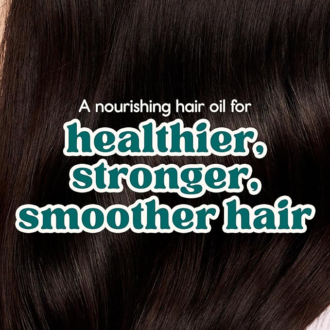 Nature Spell Lightweight Hair Oil, Nourishing Oil for Frizz Control, Heat Protectant, Hydrates & Strengthens Dry Damaged Strands, Smooths Split Ends, Adds Shine, For All Types, Vegan, 3.38 Fl Oz