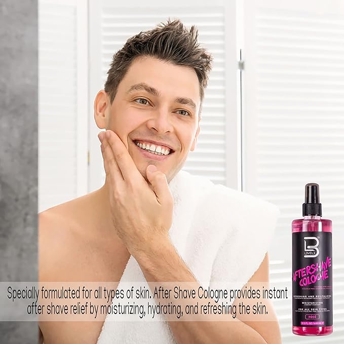 L3 Level 3 After Shave Spray Cologne - Softens Skin - Refreshes and Relieves Face and Skin - Moisturizing Formula Level Three After Shaving