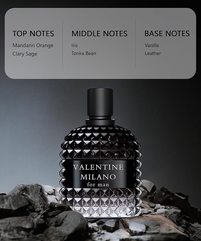 Hybrid & Company Valentine Milano For Man EAU DE Toilette For Man Natural Spray Vaporisateur 3.4 FL.OZ