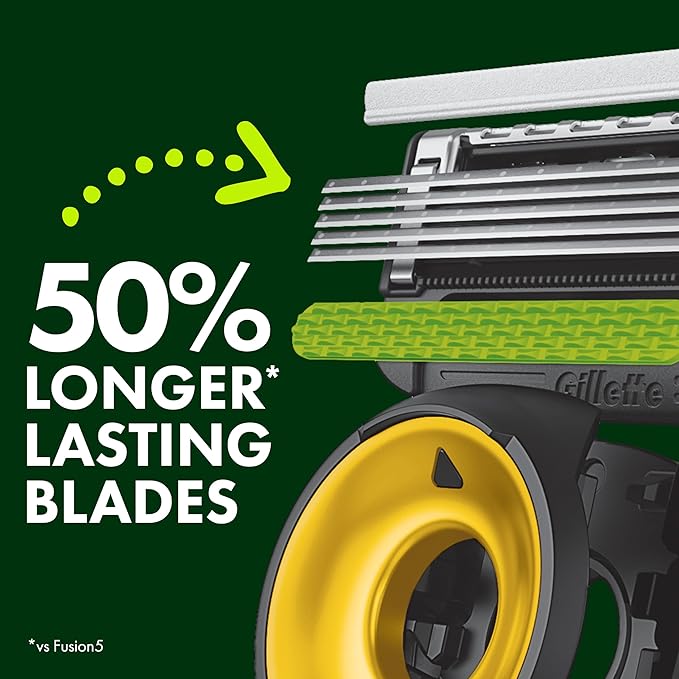 Gillette Labs Special NFL Packers Edition Shaving Razor for Men - 1 Handle, 1 Razor Blade Refill, Perfect for Game Day Grooming, GilletteLabs with Exfoliating Bar