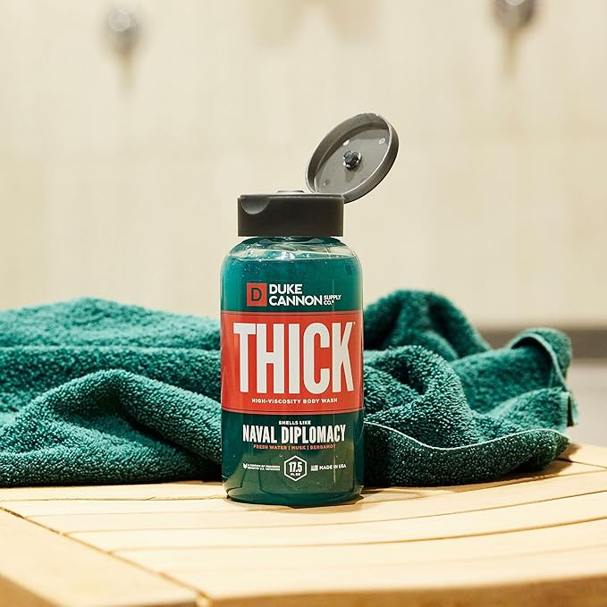 Duke Cannon Supply Co. THICK High-Viscosity Body Wash for Men - Smells Like Naval Supremacy, 17.5 Fl Oz 3PACK