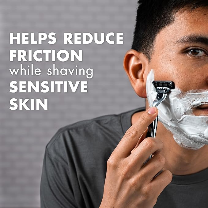 Gillette Foamy Shaving Cream, Sensitive Skin, 11 Ounce (Pack of 2)