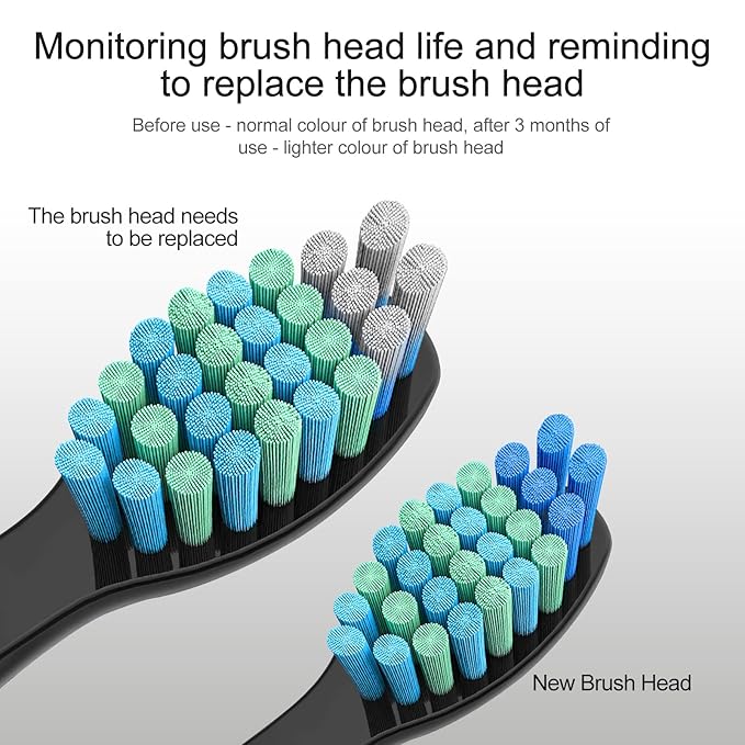 10 Pack Electric Toothbrush Replacement Heads Compatible with Fairywill FW-507/508/551/515/917/959/2011,FW-D1/D3/D7/D8,Toothbrush Replacement Heads Compatible with SEAGO 958/2316/SGKIDS-2303