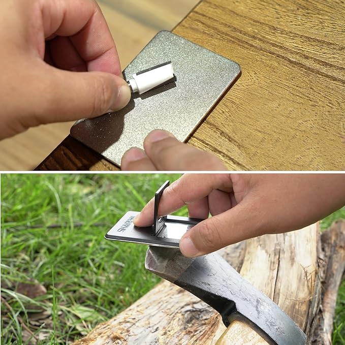 SHARPAL 113N Credit Card-Sized Diamond Sharpening Stone, Coarse 325 Grit Pocket Knife & Tool Sharpener, Portable and Convenient for On-the-Go Use