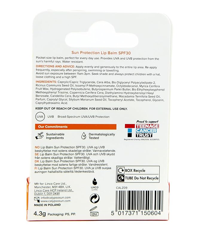 Calypso Sun Protection Lip Balm SPF30-4.3g
