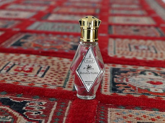 Maison d'Orient ADVENTURE 20 mL Roll On Perfume For Men, Alcohol-Free Fragrances. AL RIYAD (Roll On Body Oil) Traveling Essentials For Women and Cruise Accessories