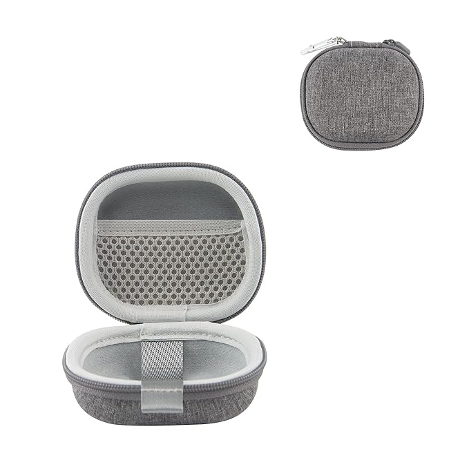 Electric Shaver Razor Case Compatible with Laifen P3 Pro, Hard Shell Compact Protective Travel Storage Box with Mesh Pocket for Shaver Accessories - Gray