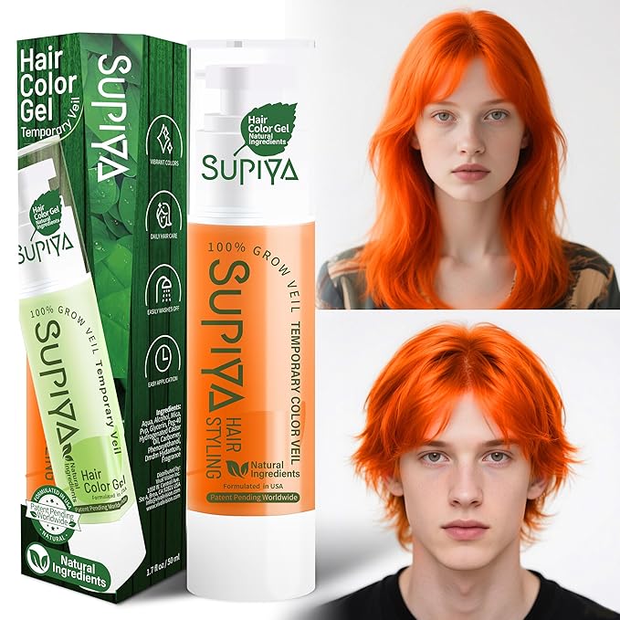Temporary Hair Color - Washable Hair Wax for Men and Women, All-Day Hold Disposable Hair Wax for Party, Cosplay & Daily (Honey Color #41)