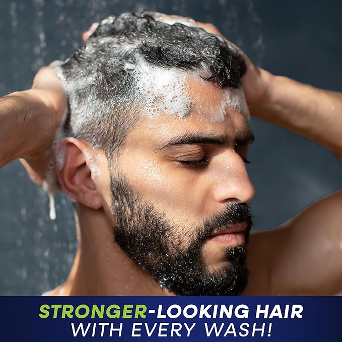 Svvimer Biotin Hair Growth Shampoo - Root Activator Thickening Shampoo for Men - With Rosemary Tea Tree Oil Caffeine For Hair Loss And Thinning Thickening - 13.5 Fl Oz (Pack Of 1)