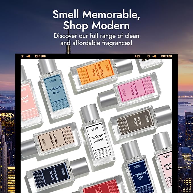 Modern Memory Savage Mood Eau de Toilette for Men, 2.5 fl oz - Notes of Bergamot, Wild Lavender & Dark Patchouli