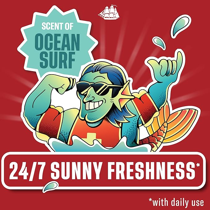 Old Spice Body Wash for Men, Summerdudes, 24/7 Shower Fresh with Daily Use, Long Lasting Scent, Cleanse & Refresh Skin, VIP Festival Experience, Broseidon with Ocean Surf Scent, 24 oz