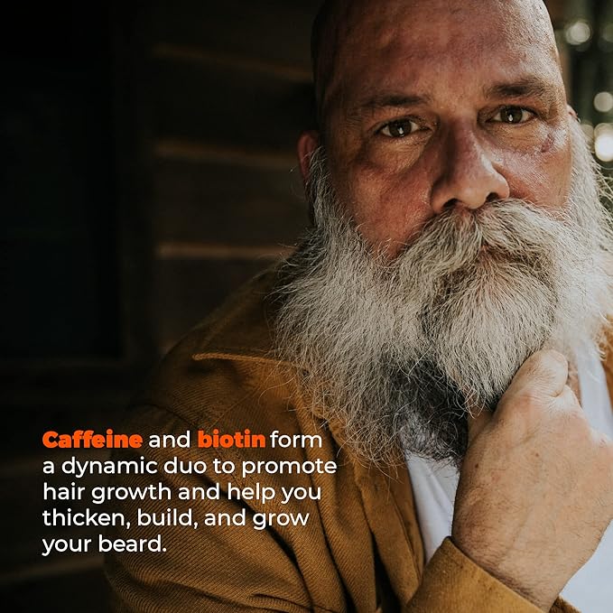 Wild Willies Beard Shampoo with Biotin & Caffeine - Nourishes & Strengthens - Moisturizing Anti-Dandruff Face Wash for Men of All Beard Types