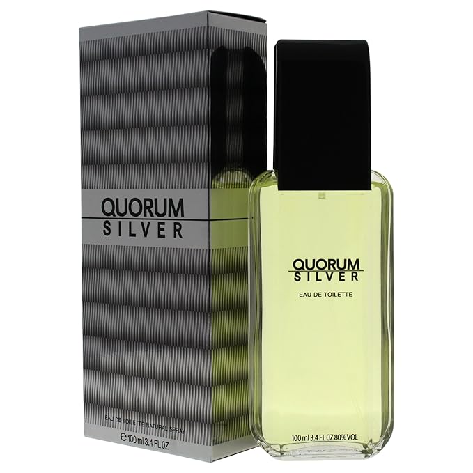 Quorum by Antonio Puig for Men - Classic, Woody Spicy Designer Cologne For Him - Cedar, Mandarin Orange And Pink Pepper Notes - Sophisticated And Portable Glass Bottle Design - 3.4 oz EDT Spray
