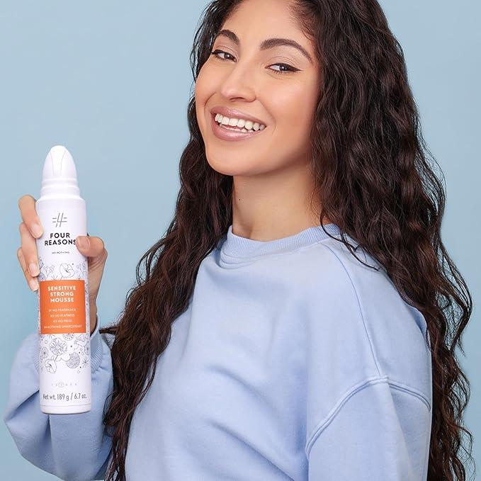 No nothing Very Sensitive Strong Hair Mousse - Volumizing, Hypoallergenic, Fragrance, Paraben & Alcohol Free, Unscented, Gluten & Soy Free - 6.8 oz (New Packaging)