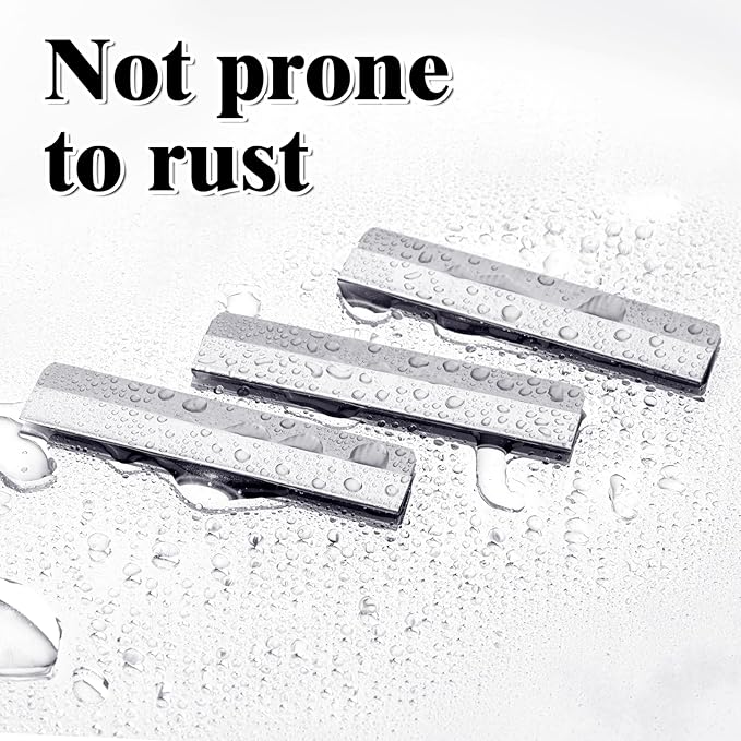 Straight Razor Blades, 40 Pcs Stainless Steel Brow Razor Single Edge Disposable Safety Eyebrow Trimmer Facial Hair Removers Shaving Tools Blade Refills for Men and Women